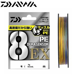 Шнур Daiwa PE Dura Sensor X8EX 5C размотка 200м разноцветный